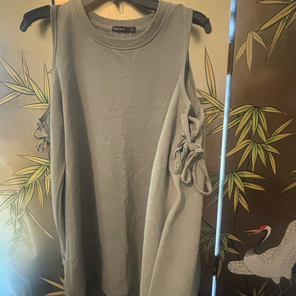 Women's Sleeveless Top - Olive Green